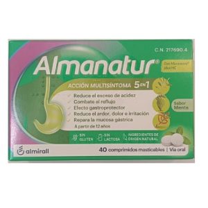 Almanatur Acción Multisíntoma 5 en 1, 40 Comprimidos Masticables