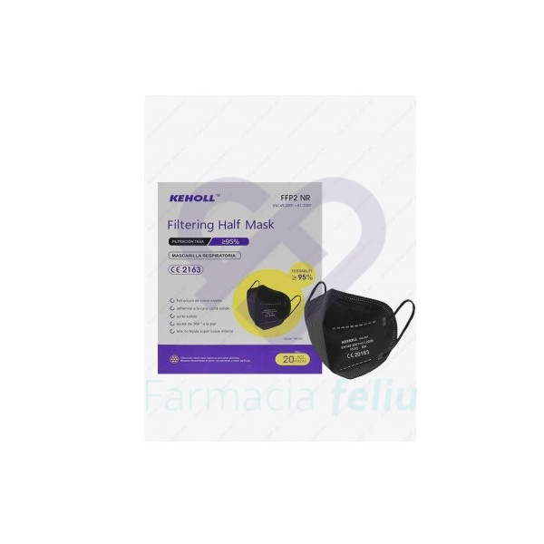 20 Mascarillas FFP2 Blancas Keholl CE2163