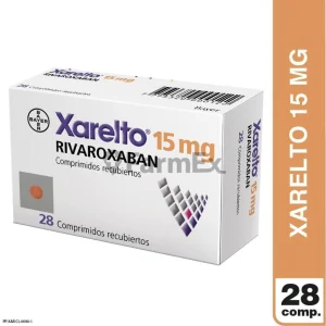 Xarelto 15 mg x 28 comprimidos